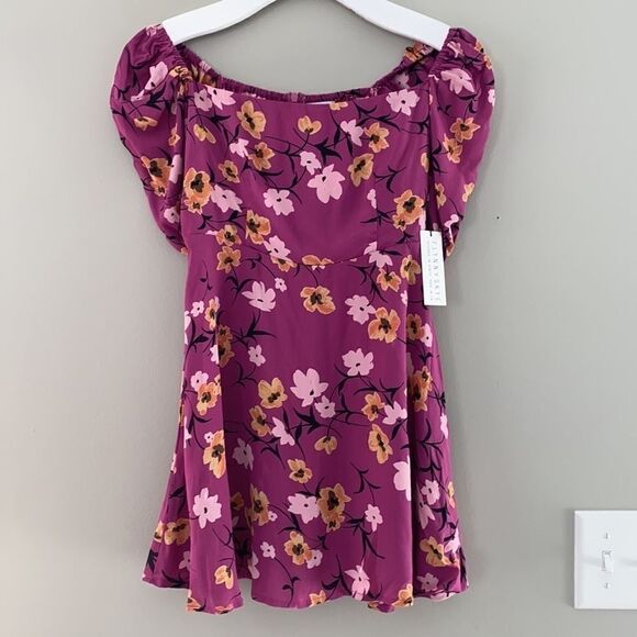 Flynn Skye Shaylee Mini Dress - Berry Kiss - Picture 4 of 7